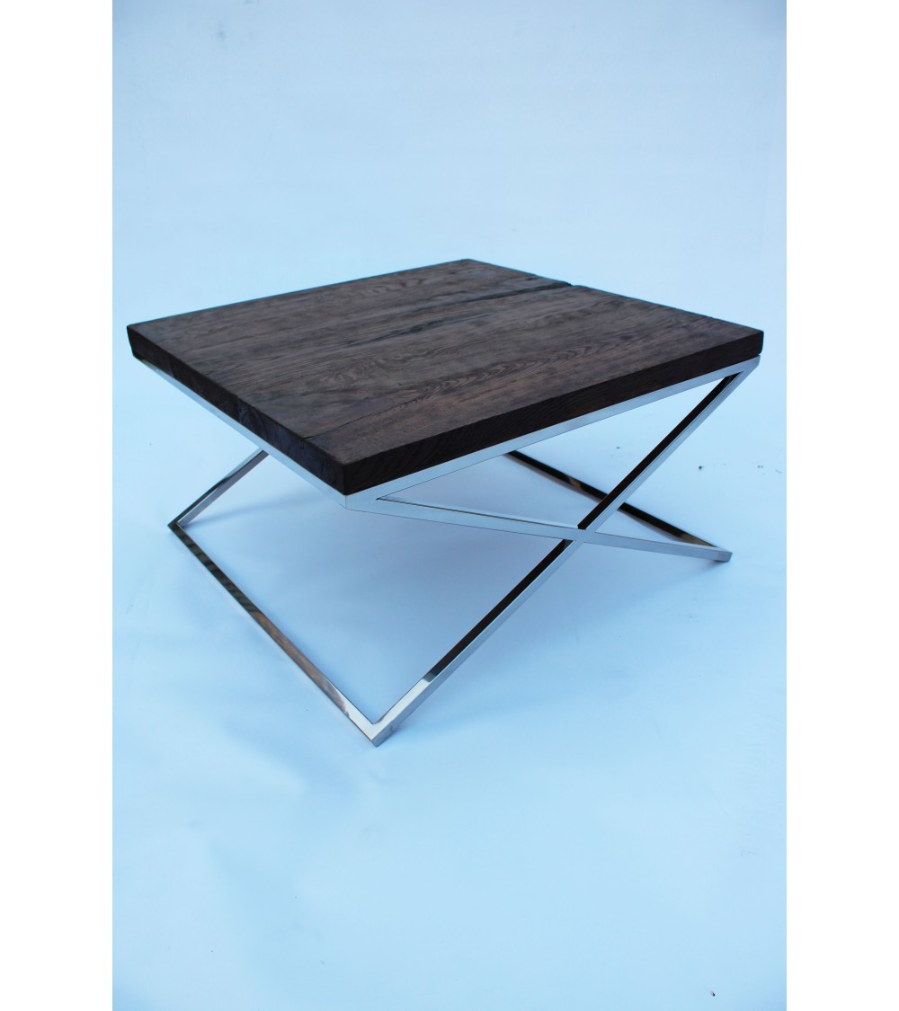 Stolik kawowy Steel&Oak Cross