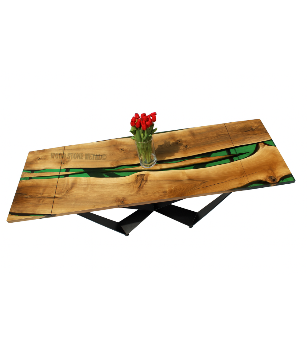 Stół Brilliant z żywicą epoksydową