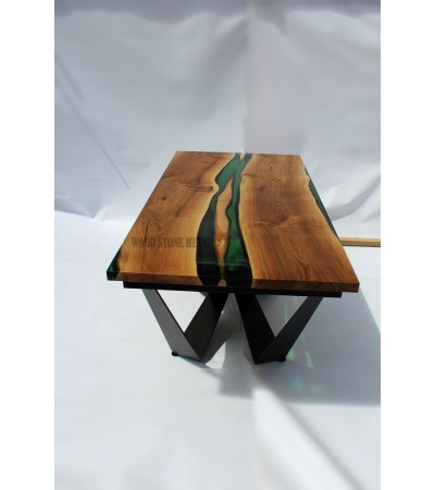 Stół Brilliant z żywicą epoksydową