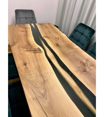 Stół Brilliant z żywicą epoksydową