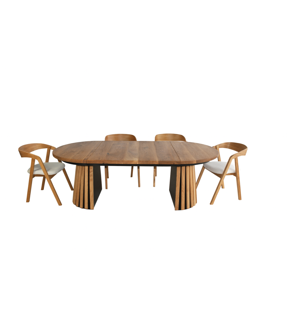 Stół Omnis okrągły z opcją rozkładania