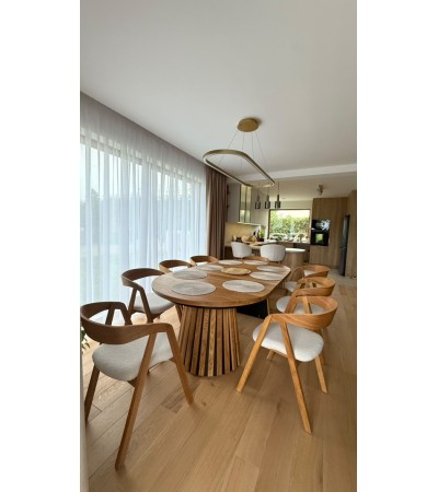 Stół Omnis okrągły z opcją rozkładania