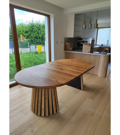 Stół Omnis okrągły z opcją rozkładania