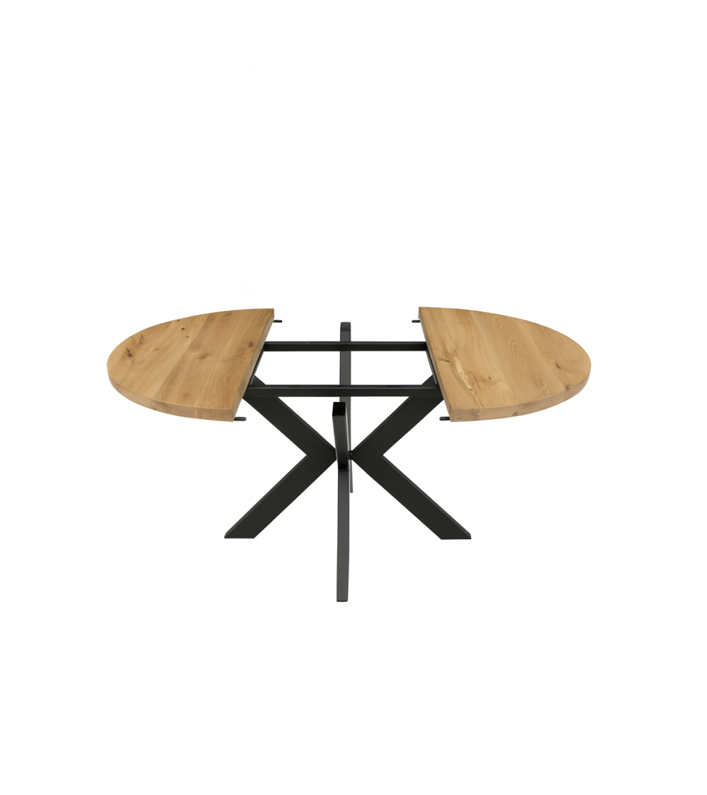 Stół dębowy okrągły Aris