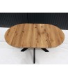 Stół dębowy okrągły Aris